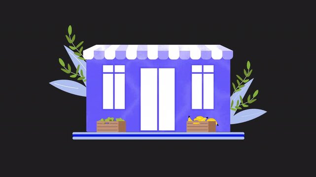 Store Room Animation 4K On Alpha
