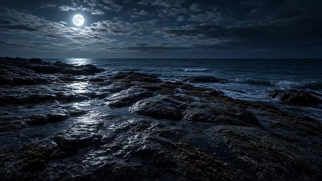 storm clouds over the sea