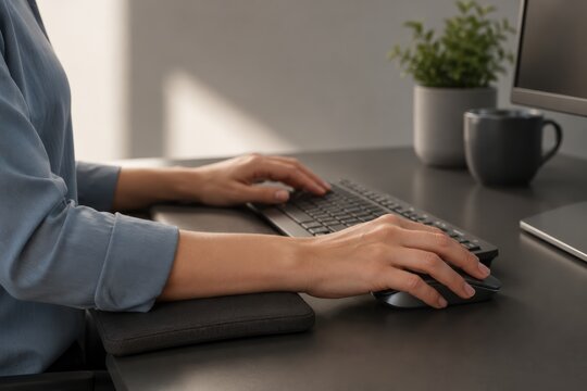 Ergonomic Hand and Wrist Position at Computer Workstation