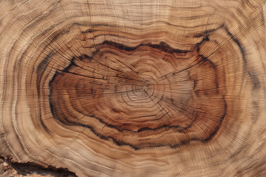 Wood Tree Ring Texture Cross Section Stump Background