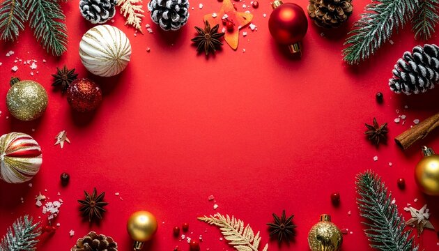 Stimmungsvoller roter weihnachtlicher Hintergrund mit sanftem Lichterglanz f&uuml;r festliche Weihnachtsgr&uuml;&szlig;e