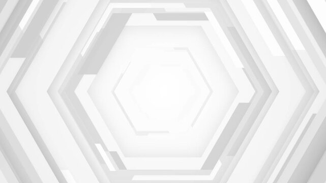 luxury hexagonal tunnel abstract background design futuristic style technology banner 