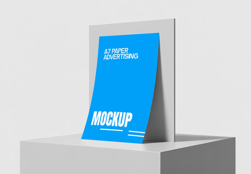 A7 Stand Mockup