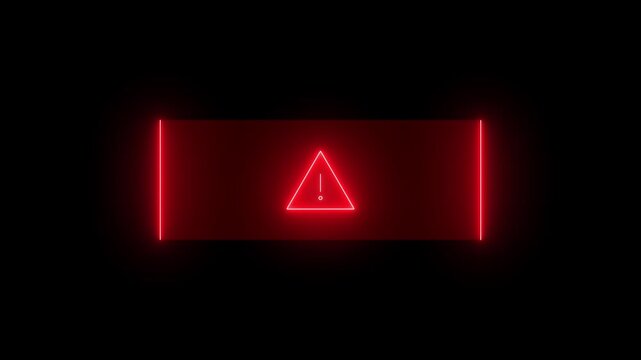 HUD Square Frames ,HUD GUI futuristic element Sci- concept design.neon rectangle border on black background. Neon rectangle border abstract bright.4k animation video