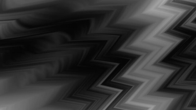 Abstract moving zig zag line background featuring monochromatic gradients and smooth dynamic transition for digital art.
