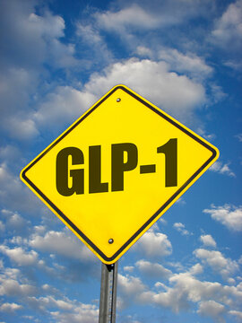 GLP-1 weight loss drug sign