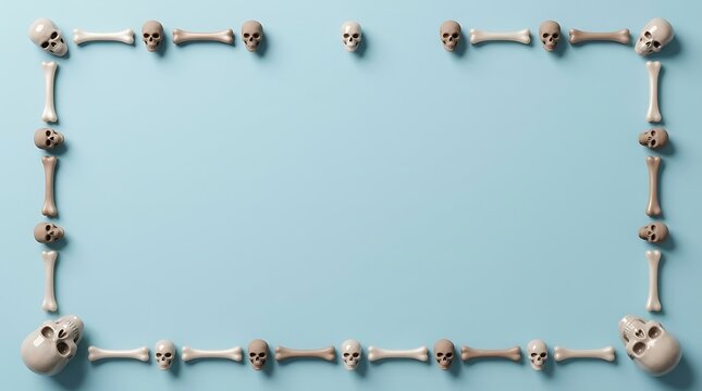 frame made of seashells