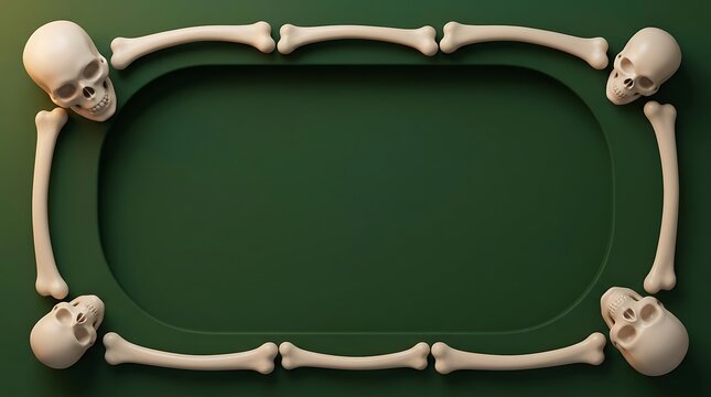 frame with skeleton