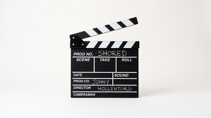 Naklejka premium movie clapper board