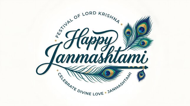 happy janmashtami indian festival banner design for social media