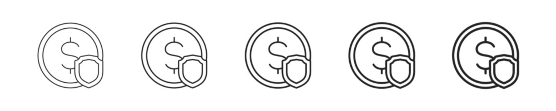 Cif vector icon in minimalist line style. Clean editable stroke illustration with geometric design and monochrome appearance, isolated on white background