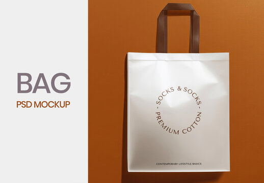 Elegant Shopping Bag Mockup Design PSD