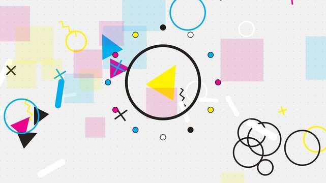 Abstract Memphis Geometric Motion