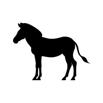 horse silhouette vector
