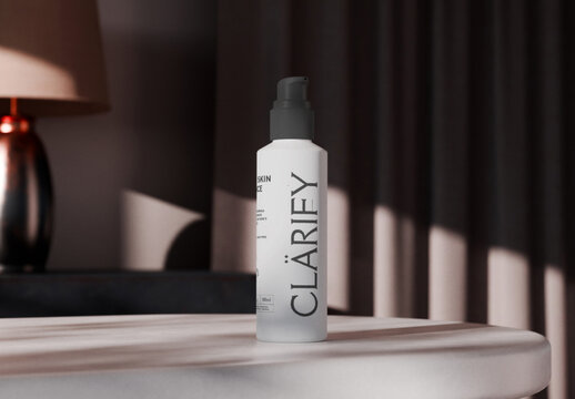 Pump Bottle Mockup