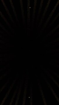 Animation of fireworks on black background