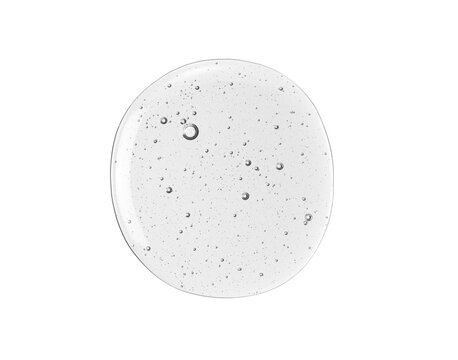 Transparent skin care liquid texture.