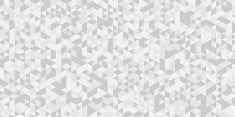 Fototapeta premium Abstract vector white and gray randomly low polygon paper triangle creative rectangle technology wallpaper. Polygon mosaic triangle, business banner corporate background.