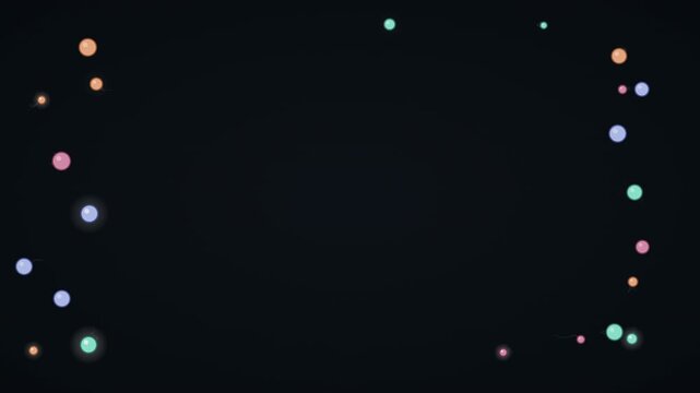 Erratic microscopic particles bouncing in an invisible fluid loop