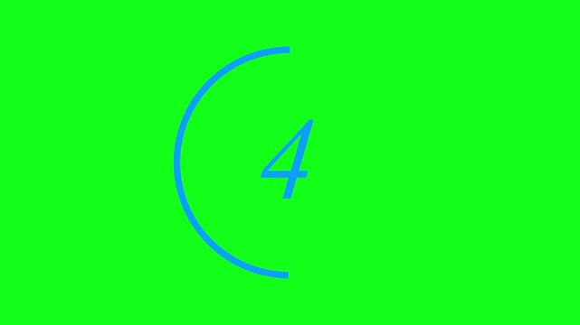 blue number ten inside a circle graphic design isolated on a dark background, simple numeral symbol for countdown or counting