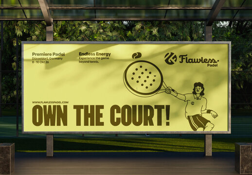 Sport Billboard Mockup