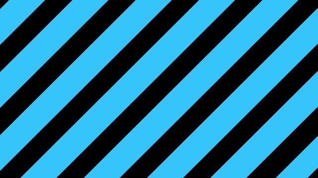 Dynamic blue shapes crossing a black screen in a diagonal geometric wipe transition loop for modern editing
