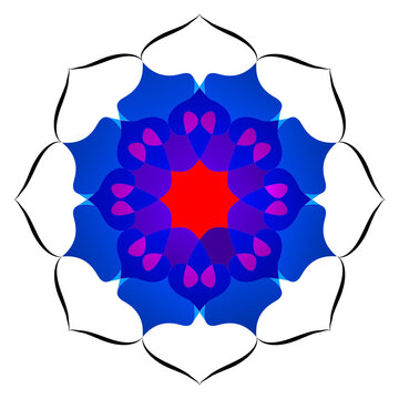 ornamental round ornament, Circular Decorative Lace Pattern, Artistic Geometric Mandala, Decorative Lotus Pattern Vector, Elegant Ethnic Mandala Art, Traditional Mandala Ornament