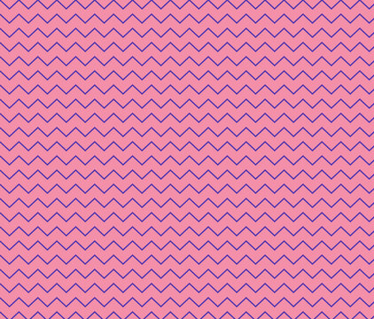 Seamless chevron pattern in pink and purple vector illustration
