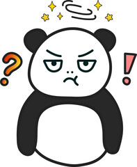 Cute Panda Character Emoticon Set for Office Workers and Daily Work Life © woonyoung
