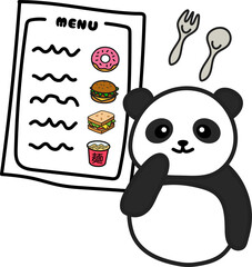 Cute Panda Character Emoticon Set for Office Workers and Daily Work Life © woonyoung