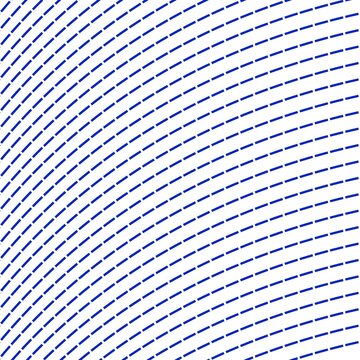Blue Curved Dash Line Pattern Background