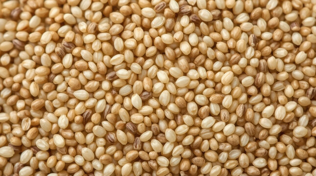 Raw grain forming abstract pattern with natural beige texture and rustic warmth