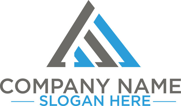 
A triangular logo featuring a combination of broken shapes.