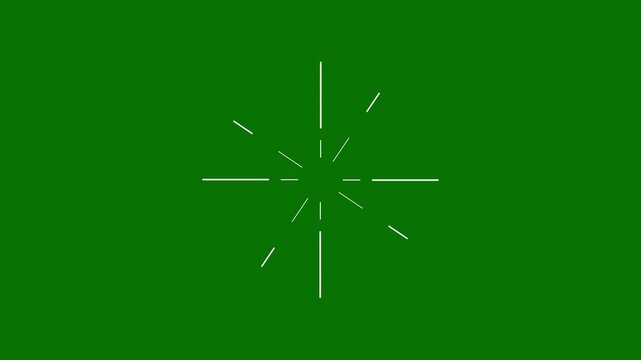 Abstract fireworks effect with explosion, circle burst and sharp line, powerful flash blast hit with comic speed animation, ideal for dynamic celebration visuals