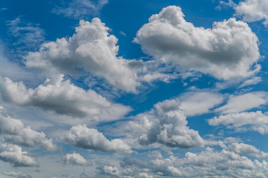 Germany, cumulus clouds