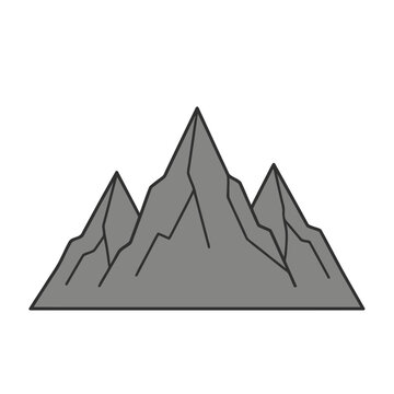 Group of Mountains Illustration