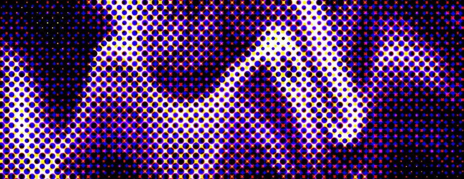 Abstract digital background featuring a vibrant purple and white moire pattern with intricate geometric lines creating a modern optical illusion