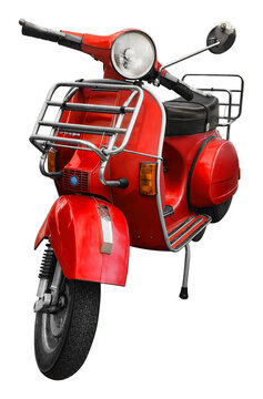 Castelfranco Emilia, Modena Italy 21 march 2025, Vespa PX 125 - 150 - 200, isolated.