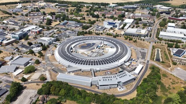 Aerial View of Diamond Light Source at Harwell Science Campus