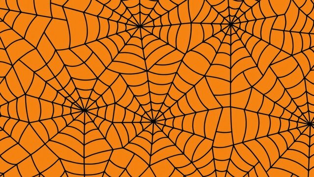 Halloween-themed spider web pattern desktop wallpaper