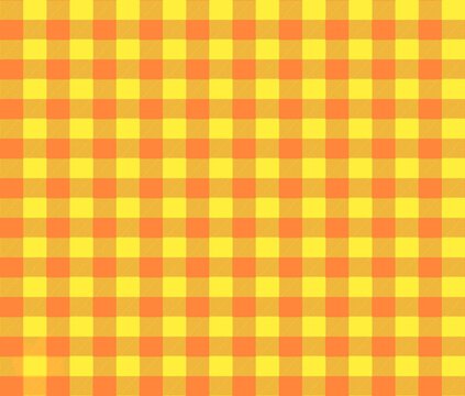 yellow and orange plaid