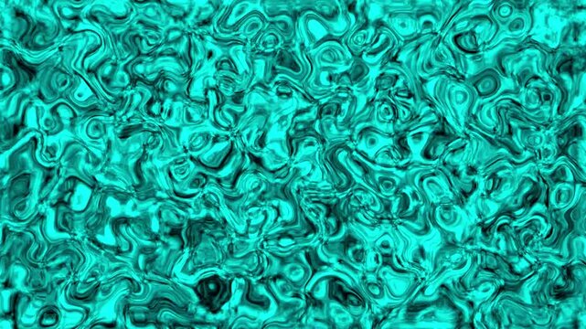 Abstract glossy, wavy liquid animation background. Liquid patterns, flowing fluid texture. Liquid psychedelic pattern.4k motion graphics video