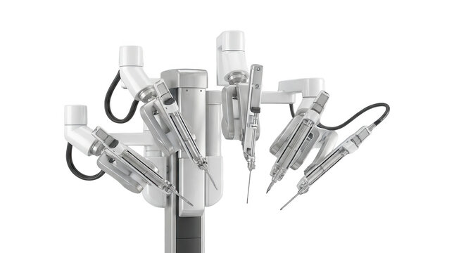 Advanced surgical robotic system with multi arm precision instruments for clinical surgery.