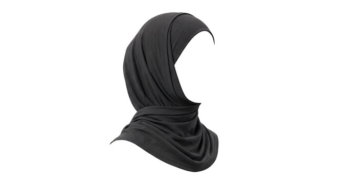 Headscarf, Islamic headscarf, hijab isolated on transparent background, PNG