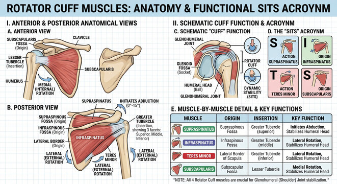 Anatomical Overview of the Rotator Cuff Muscles