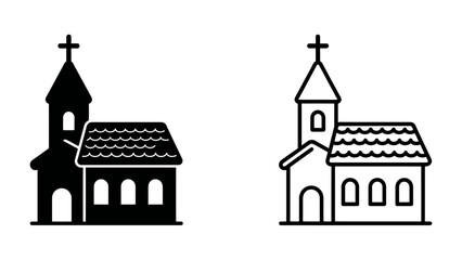 Fototapeta premium Church Building Iconography