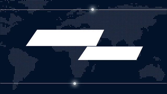 World map with white text boxes background. This world map with white text boxes visualizes data. World map with white text boxes for global reports.