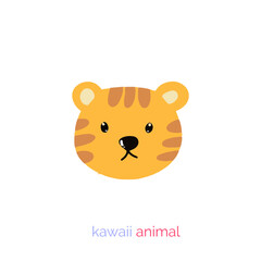 Fototapeta premium Cute Cartoon Animal Friends with Teddy Bear, Cat, Dog, and Lion Illustrations for Kids, Love, Fun, and Playful Greeting Card Design