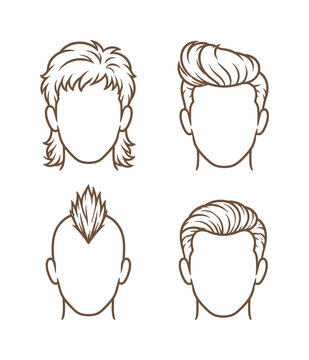men haircuts icon (artwork 3)