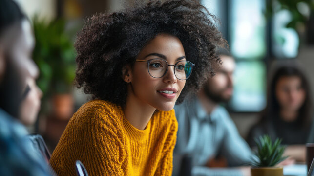 woman smiling people